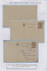 Delcampe - GA Aden: 1937-60 POSTAL STATIONERY: Collection Of 45 Postal Stationery Cards, Envelopes, Registered Env - Yemen