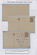 Delcampe - GA Aden: 1937-60 POSTAL STATIONERY: Collection Of 45 Postal Stationery Cards, Envelopes, Registered Env - Jemen