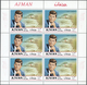 ** Adschman / Ajman: 1964/1969, U/m Accumulation Of Apprx. 74 Sheets (with Apprx. 1.100 Stamps) Incl. I - Ajman