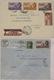 Delcampe - Br/GA Ägypten: 1910-1950's: Collection Of 55 Airmail Covers Including Highlights As The Rare "HELIOPOLIS/A - 1915-1921 Protectorat Britannique