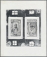 Äthiopien: 1919 Proofs On Two Pages, Each Value With 2 Stamps. - Ethiopie