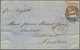 Br Victoria: 1855/1858 (ca.), Unusual Group With 7 Covers With Six Bearing Woodblocks 6d Dull Orange (m - Lettres & Documents