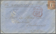 Br Victoria: 1855/1858 (ca.), Unusual Group With 7 Covers With Six Bearing Woodblocks 6d Dull Orange (m - Lettres & Documents