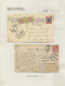 Br Australien: 1922/1951, 13 Items Incoming Mail To Australia On Exhibition Leaves With "Tax"-cancellat - Autres & Non Classés