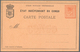 GA Belgisch-Kongo: 1886/1915 (ca.), Stock Of The Stat. Postcards And Reply Cards Sorted By Issues In Gl - Autres & Non Classés