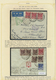 Delcampe - Br Birma / Burma / Myanmar: 1931/1950 (ca): Air Mail Service From An To Burma. Collection Mounted On Al - Myanmar (Birmanie 1948-...)