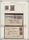 Br/GA Bolivien: 1870/1930 (ca.), Collection Of Apprx. 93 Covers/cards/documents, Arranged On Album Pages, - Bolivie