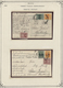 Br/GA Bolivien: 1870/1930 (ca.), Collection Of Apprx. 93 Covers/cards/documents, Arranged On Album Pages, - Bolivië