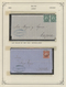 Delcampe - Br/GA Bolivien: 1870/1930 (ca.), Collection Of Apprx. 93 Covers/cards/documents, Arranged On Album Pages, - Bolivie