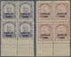(*)/** Brasilien: 1930/1932, Zeppelin Airmail Stamps, Group Of Three Block Of Four: RHM Nos. Z-2, Z-12, Z-1 - Autres & Non Classés