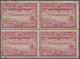 (*)/** Brasilien: 1930/1932, Zeppelin Airmail Stamps, Group Of Three Block Of Four: RHM Nos. Z-2, Z-12, Z-1 - Autres & Non Classés