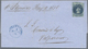 Br Chile: 1858/1876, Five Letters Including One Front Franked With Imperforated 5 And 10 C. And Prefora - Chili