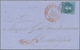 Br Chile: 1858/1876, Five Letters Including One Front Franked With Imperforated 5 And 10 C. And Prefora - Chili