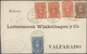 Br/GA Chile: 1891/1913, FISCALS POSTALLY USED, Collection Of 34 Covers/stationeries Bearing Fiscals Stamps - Chili