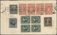 Delcampe - Br/GA Chile: 1891/1913, FISCALS POSTALLY USED, Collection Of 34 Covers/stationeries Bearing Fiscals Stamps - Chili