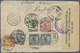 Br/GA/ China: 1897/1948, Covers (2, Inc. German Currency Control), Stationery Mint/used (12), HK Franked Wr - Autres & Non Classés