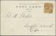 Delcampe - /Br/O China: 1898/1923 (ca.), Used Ppc (7) And HK Name Card Size Envelope Marked "T" Used To Germany, Shan - Altri & Non Classificati