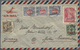 Br/O/ China: 1946/48 (ca.), Covers To Foreign (7) Inc. R-express To USA; Also 1932/48 Used In Bag Inc. Lar - Autres & Non Classés