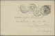 GA China - Fremde Postanstalten / Foreign Offices: French Offices, 1888/1901, Covers (2), Ppc (1), Used - Autres & Non Classés