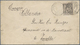Delcampe - GA China - Fremde Postanstalten / Foreign Offices: French Offices, 1888/1901, Covers (2), Ppc (1), Used - Autres & Non Classés