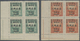 (*)/ China - Volksrepublik - Provinzen: East China, 1949, Parcel Stamps Set In Bottom Left Corner Margin - Autres & Non Classés