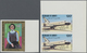 ** Dschibuti: 1979/1984 (ca.), Accumulation In Box With Stamps And Miniature Sheets Mostly IMPERFORATE - Djibouti (1977-...)