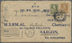 Delcampe - Br/ Französisch-Indochina: 1903/37, Covers (ca. 90), A. O. Red Haiphong Of 1901, Ship Post Marking "KOBE - Covers & Documents