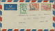 Br Goldküste: 1951-55 Eight Airmail Covers To France With Attractive KGVI. And QEII. Frankings, Sent Fr - Côte D'Or (...-1957)