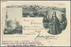 Delcampe - Br Holyland: 1898/1946, Group Of Four Better Entires: NASRE, SAFED, BON SAMARITAIN, BUR.AMB.JERUSALEM J - Palestine