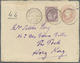 Br/GA Hongkong - Besonderheiten: 1858/1948: Incoming Mail, Covers/stationery/ppc (12) Inc. 1858 Soldiers L - Autres & Non Classés