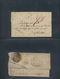 Br Indien - Vorphilatelie: 1804-1960's Ca.: Collection Of 40 Stampless Letters And Covers, Pre-philatel - ...-1852 Prephilately