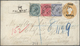 Br/GA Indien: 1854-1940: Collection Of 25 Covers And Picture Postcards Including 1854 Lithographed ½a. Blu - Autres & Non Classés