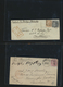 Delcampe - Br Indien: 1855-1900 Ca.: Collection Of More Than 100 Covers And Letters To England, Scotland And Irela - Autres & Non Classés