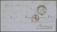 Br Indien - Used Abroad: FRENCH INDIA 1849-1871: Five Letters (one Part) From PONDICHERRY, With Three S - Autres & Non Classés