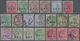 */O/GA/Br/ Indien - Feldpost: 1900-1965: Collection Of 20 Mint And Used Stamps Optd. "C.E.F.", A 1915 Uprated I - Franchise Militaire