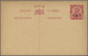 GA Indien - Feldpost: 1915 Eight "I.E.F." Overprinted Postal Stationery Cards/envelopes, Even Two Unuse - Franchise Militaire