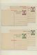 GA Indien - Ganzsachen: 1857-1947: Collection Of 130 Postal Stationery Cards, Double Cards, Envelopes, - Non Classificati