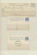 Delcampe - GA Indien - Ganzsachen: 1857-1947: Collection Of 130 Postal Stationery Cards, Double Cards, Envelopes, - Non Classés