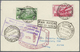 Br Italienisch-Tripolitanien: 1934: Five Covers Incl. One Printed Matter And Two Post Cards, Franked Wi - Tripolitaine