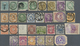 GA/Br/O/Brfst Japan: 1876/1935 (ca.) Used Stationery (24), Cover (1), Stamps Used On Stock Cards Inc. Some On Piec - Andere & Zonder Classificatie