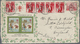 Br/ Japanische Post In Korea: 1934/39, Dr. Sherwood Halls Christmas TBC-seals: Covers (2), Front (1), Pp - Franchise Militaire