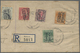 (*)/Brfst/ Japanische Besetzung  WK II - Burma: 1942, 5 C./1 A. Imperforated, A Block-4, Unused No Gum, Rare; Y - Myanmar (Birmanie 1948-...)