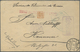 Delcampe - Br/ Lagerpost Tsingtau: Matsuyama, 1914/17, Covers (4, One W. Contents: Acknowledgment Of Parcel), And M - China (offices)