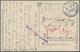 Br/ Lagerpost Tsingtau: Narashino, 1915/19, Eight Items: Money Letter Envelope Insured For Y.5.54 Send B - Chine (bureaux)