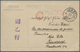 Delcampe - Br/ Lagerpost Tsingtau: Narashino, 1915/19, Eight Items: Money Letter Envelope Insured For Y.5.54 Send B - China (offices)