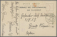 Br/ Lagerpost Tsingtau: Narashino, 1915/19, Nine Items: Money Letter Envelope Insured For 100 Y. Send By - Chine (bureaux)