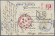 Delcampe - Br/ Lagerpost Tsingtau: Nagoya, 1915/18, Ppc (20) Used: Inbound Intercamp Cards From Matsuyama (2), Band - Chine (bureaux)