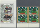 ** Japan - Besonderheiten: 1960/1982 (ca.), Accumulation With About 240 Stamps Incl. Heavy Duplucated 1 - Autres & Non Classés