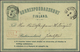 GA Finnland - Ganzsachen: 1872/99 (ca.), Very Fine Collection Of Ca. 41 Old Postal Stationeries Includi - Entiers Postaux