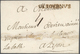 Delcampe - Br Frankreich - Vorphilatelie: 1744/1791 Ca., Useful Lot Of 160 Folded Letters With Cancellations Of Th - 1792-1815: Départements Conquis